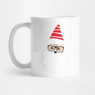 Santa Claus, Glasses, Hipster Santa, Christmas Mug